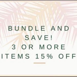 Bundle 15% discount.